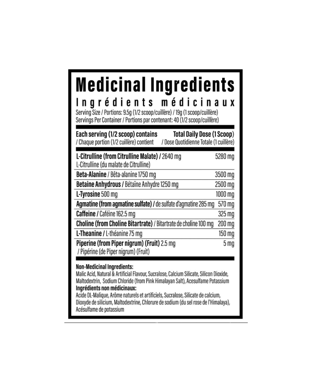 TC Nutrition Batch 27 Pre-Workout