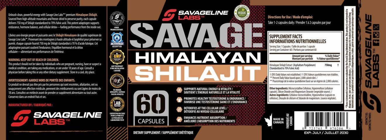 Savageline Labs Himalayan Shilajit Shilajit