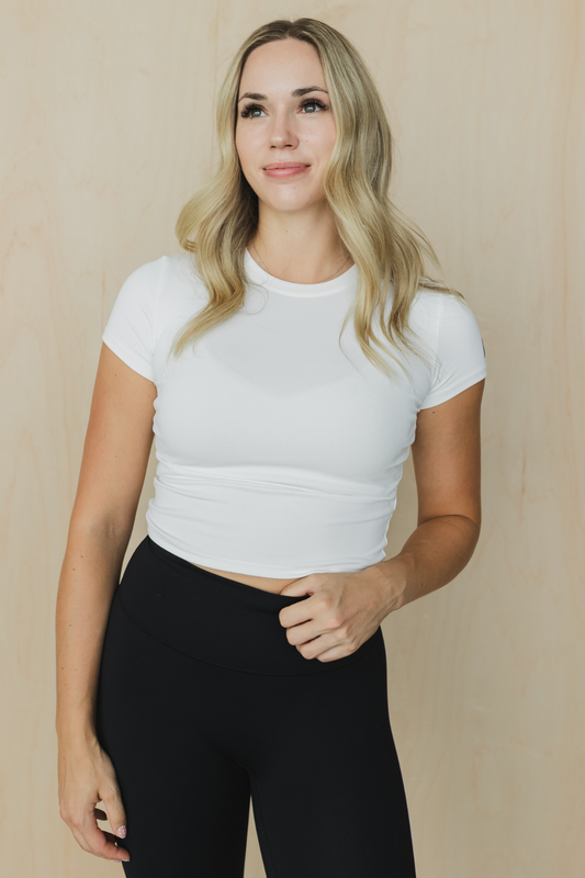 Cropped Tee *Ribbed