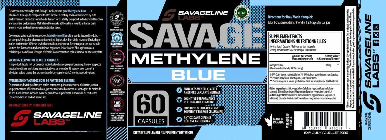 Savageline Labs Methylene Blue Essentials
