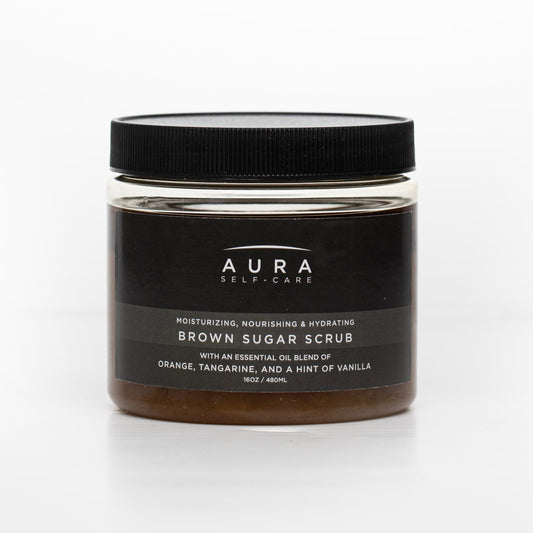 AURA Brown Sugar Body Scrub Cinnamon & Vanilla