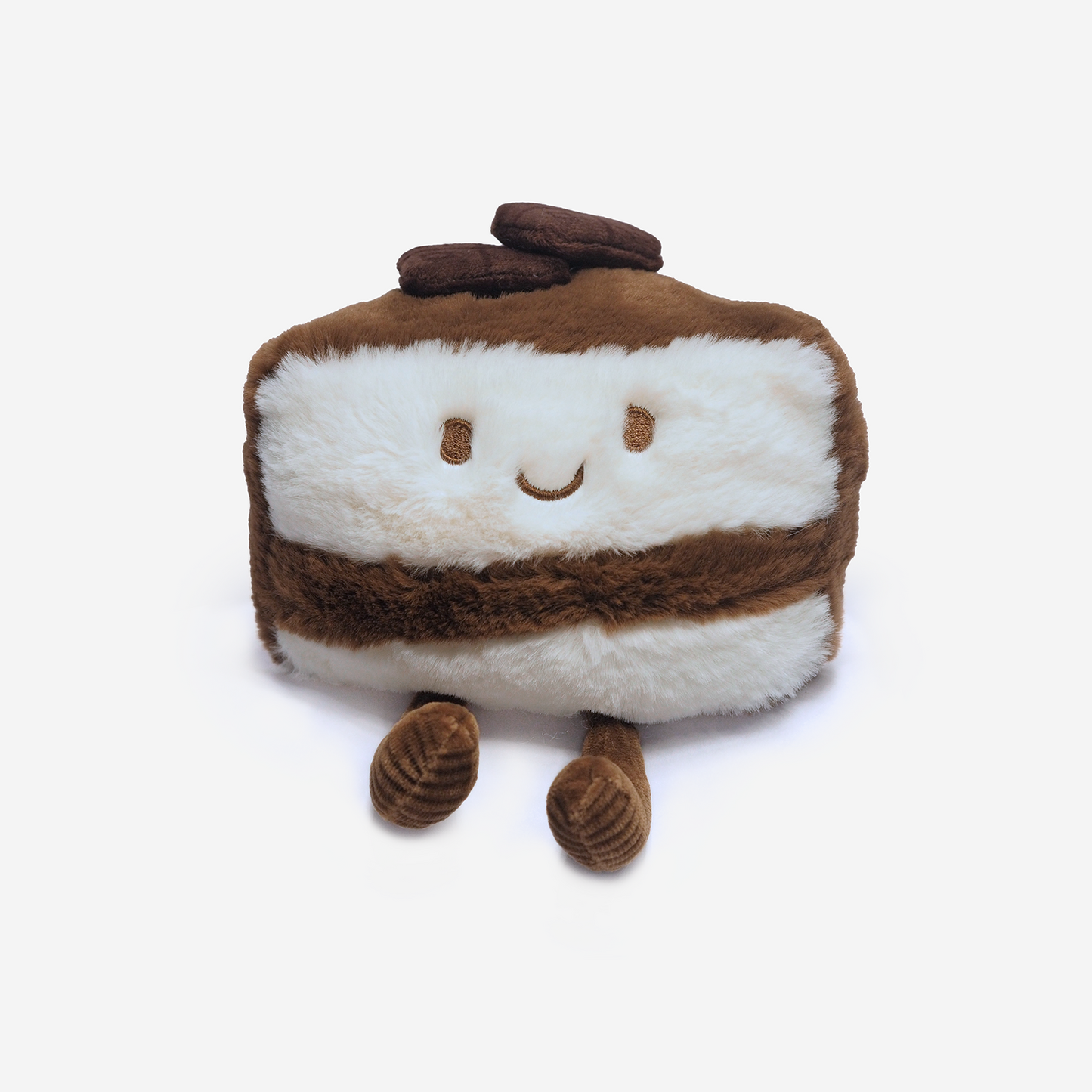 Chocolate Cake Slice Plush - 6 Inch