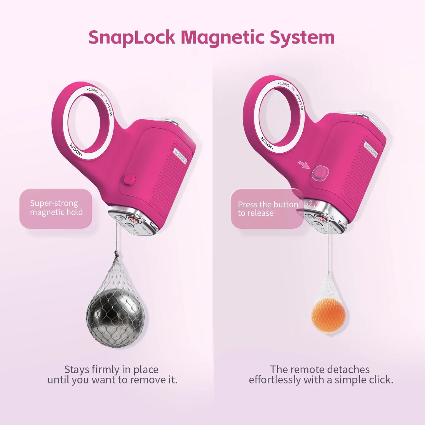 COMITOK MOCA iPhone Shooting Grip,Detachable rechargeable Bluetooth remote,DSLR Shutter/Focus Lock+Optional Fill Light/Mirror