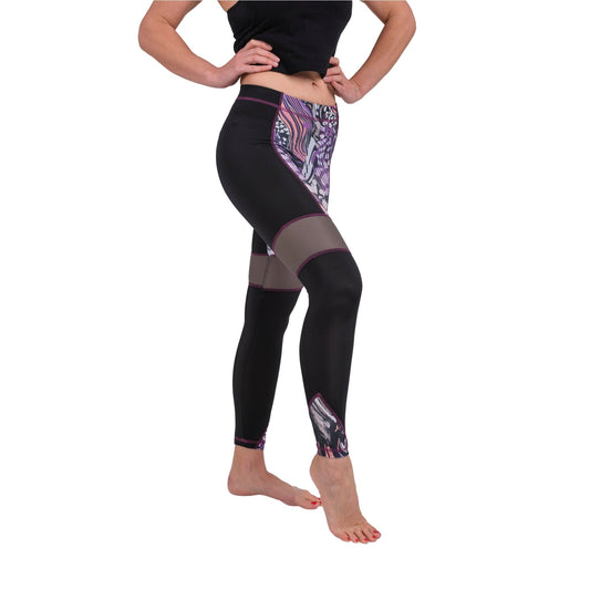 BoldMesh High-Waist Yoga Leggings