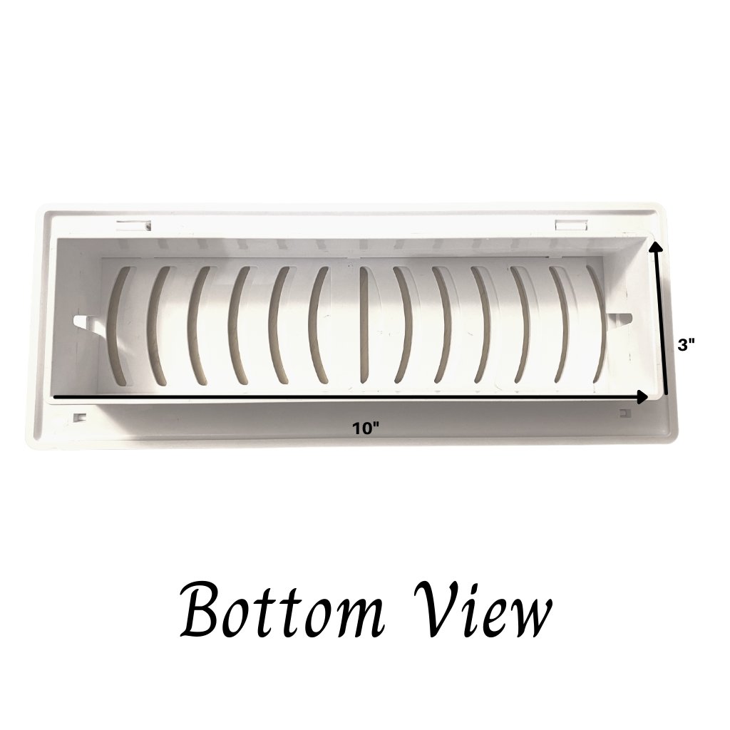 Vent Covers/Registers - Safe for Floors and Ceilings - Babyproof/Childproof - Fits 3"x 10" & 4"x10" Vent Openings