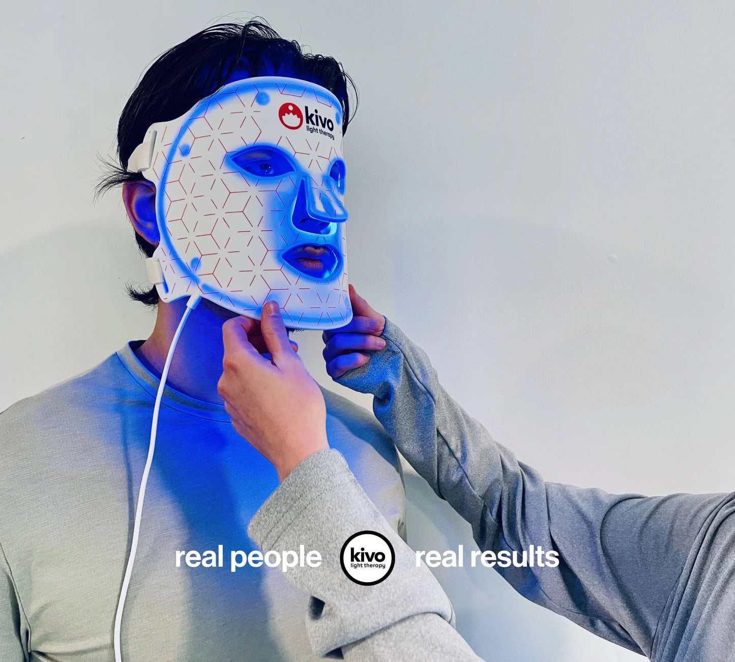 Kivo Elite Face: Blue, Yellow, Near-Infrared, and Red Light Therapy Mask