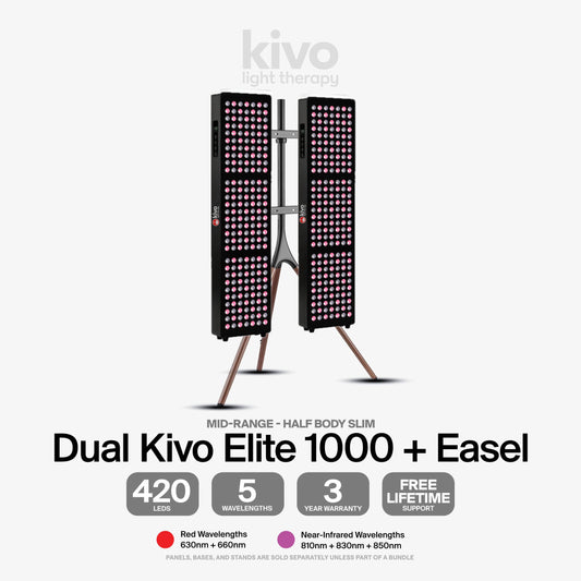 Kivo Elite 1000 Bundle: 2 x Elite 1000 & Easel Stand