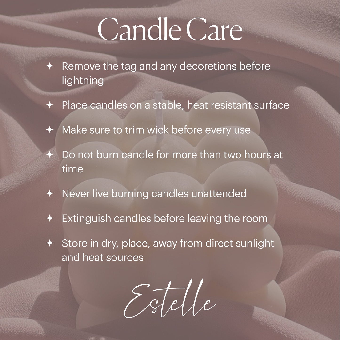 Handmade Ribbed Soy Wax Pillar Candle | Home Decor