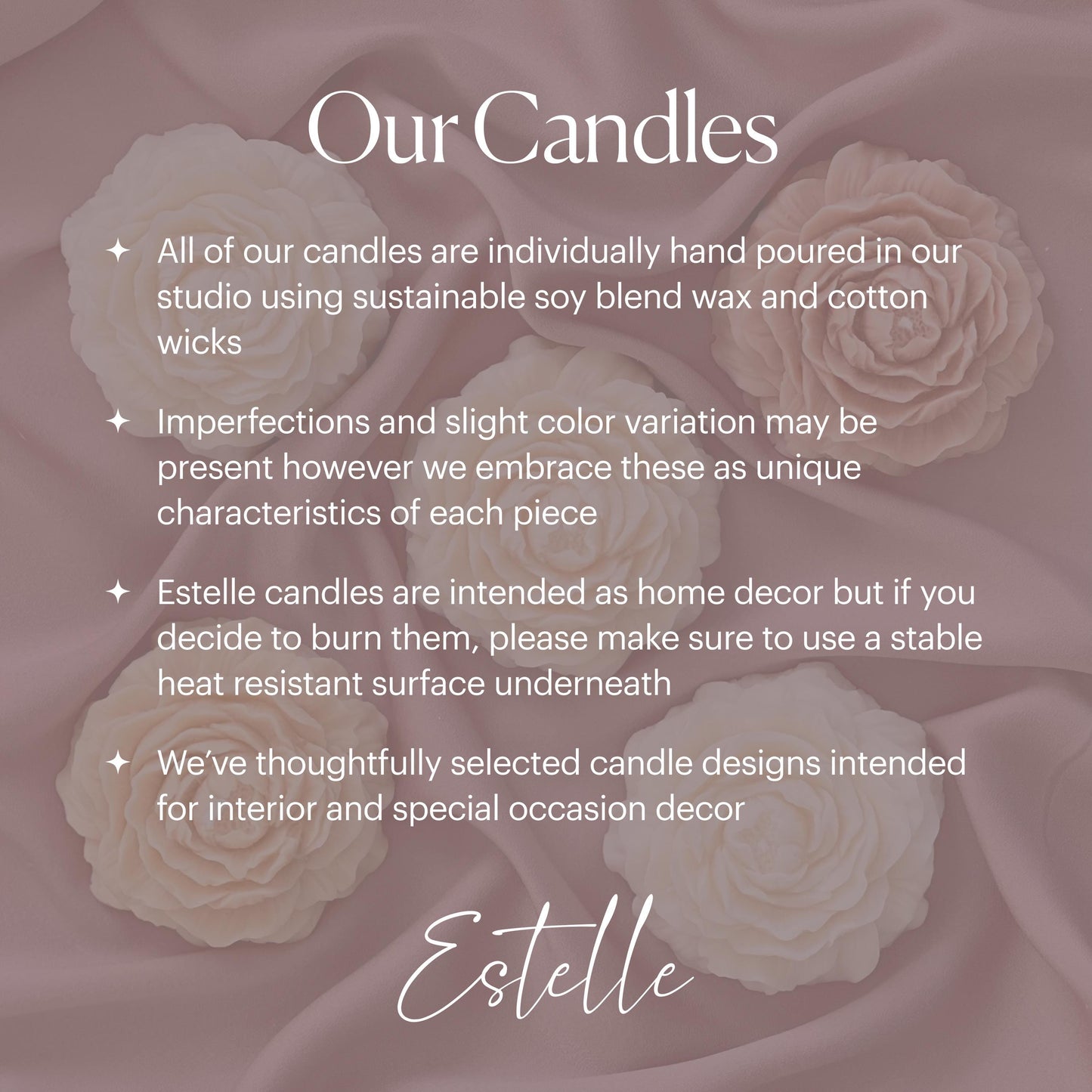 Clouds Pillar Candle | Handmade Decorative Candle